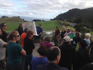 Martin Hunt explains Manaia Landcare