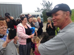 Todd with Steve the kiwi at Bream Head